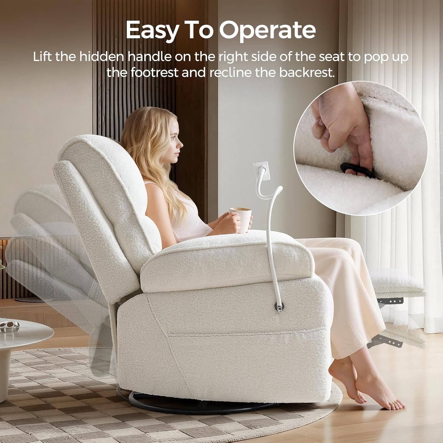 360° Swivel Rocker Recliner Nu - đánh giá và giá Baby Nursery Glider Chair
