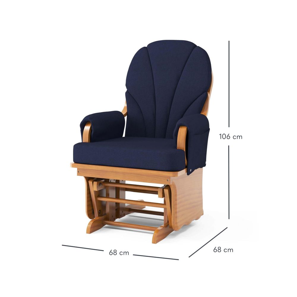 Lullaby Wood Base Glider Rocke - đánh giá và giá Baby Nursery Glider Chair