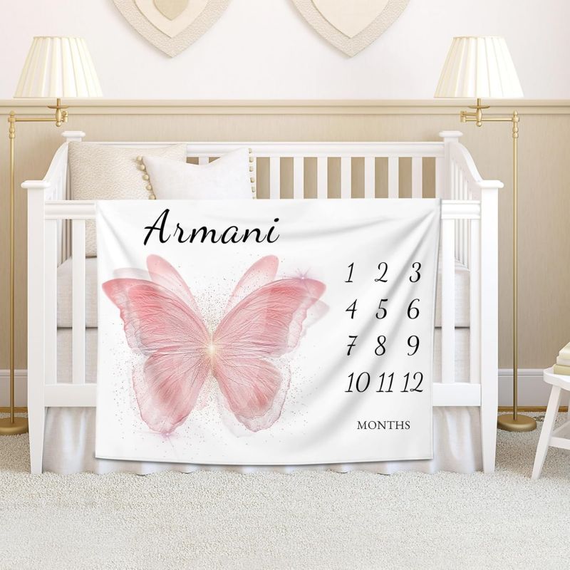 VIKAMA Pink Butterfly Baby Mil - đánh giá và giá Baby Nursery Pink
