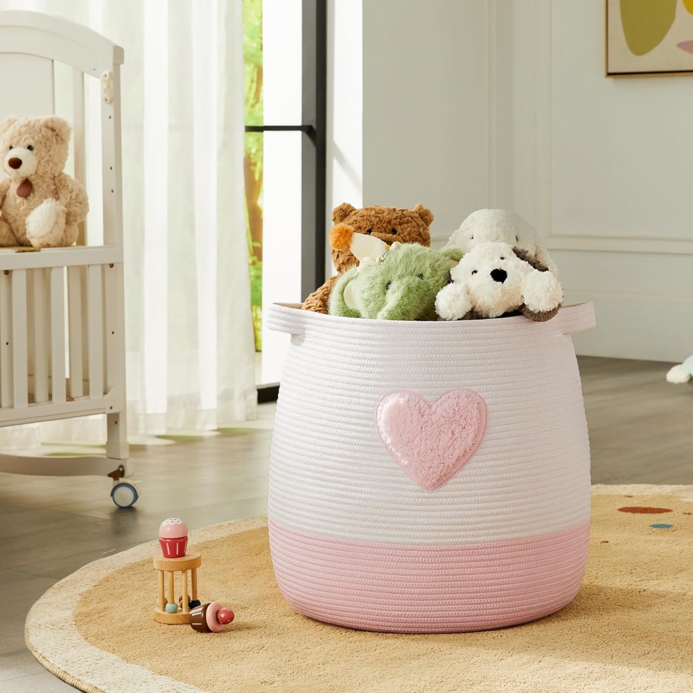 Pink Laundry Basket Hamper for - đánh giá và giá Baby Nursery Pink