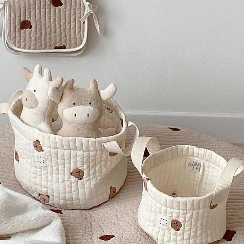 Cute Bear Embroidery Diaper Ba - đánh giá và giá Closet Organizer Baby
