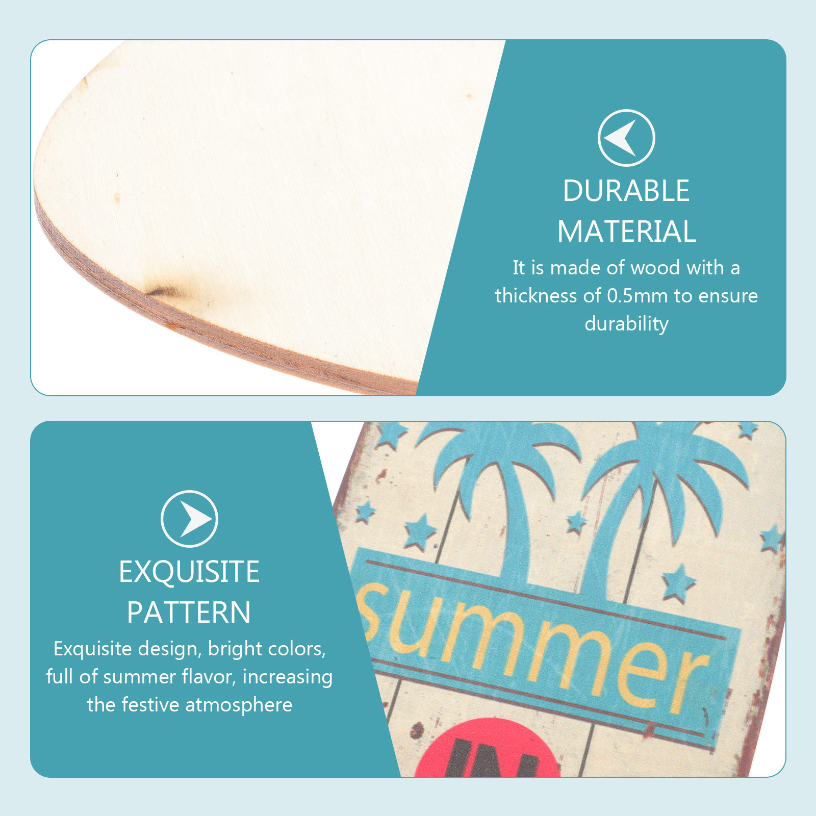 2Pcs Ocean Theme Wooden Surfbo - đánh giá và giá Baby Nursery Ocean Theme
