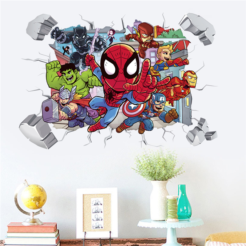 Marvel Superhero Avengers Wall - đánh giá và giá Baby Nursery Wall Mural