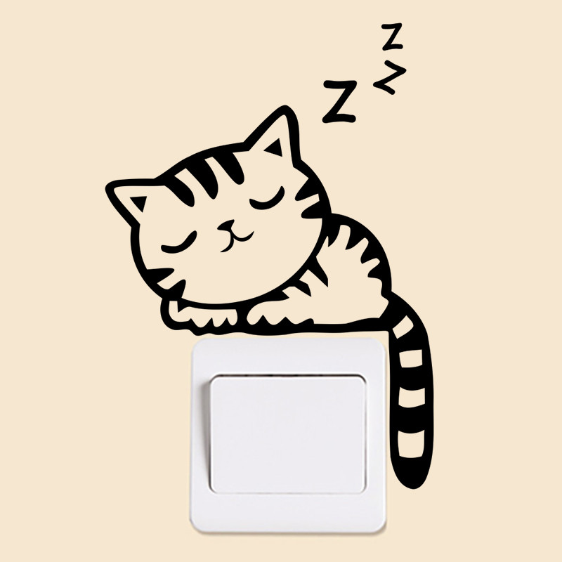 Funny Patterns Switch Stickers - đánh giá và giá Baby Nursery Wall Mural