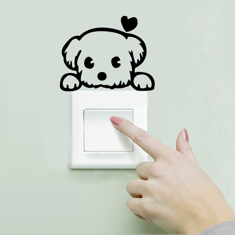 Funny Patterns Switch Stickers - đánh giá và giá Baby Nursery Wall Mural