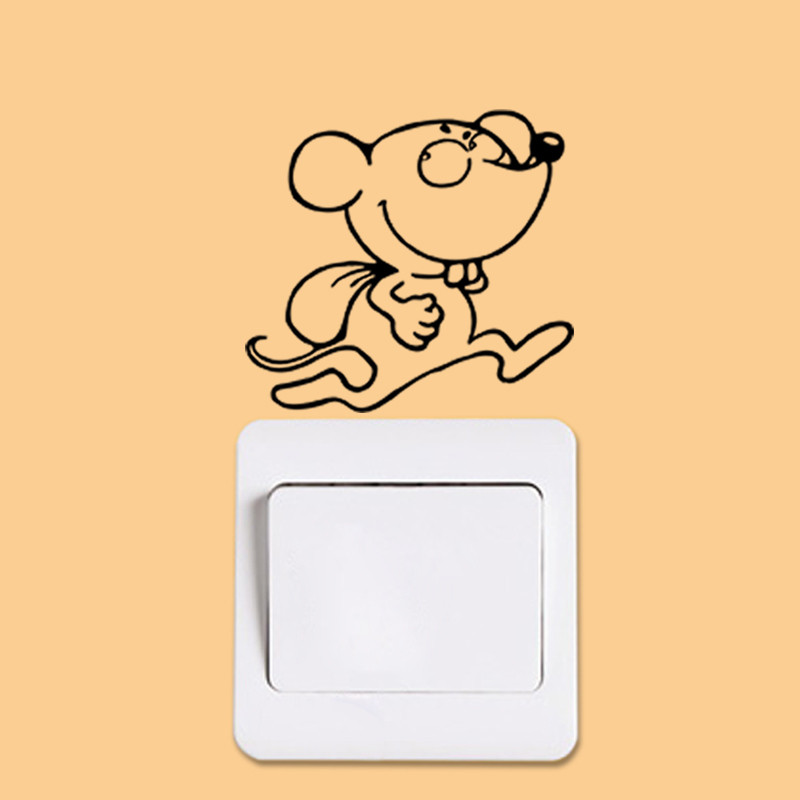 Funny Patterns Switch Stickers - đánh giá và giá Baby Nursery Wall Mural