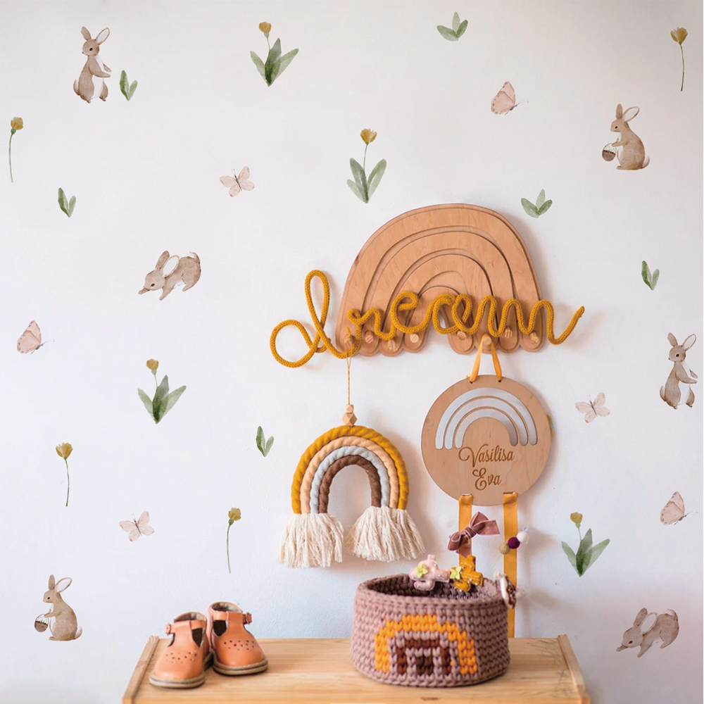 Summertime Watercolor  Cute Bu - đánh giá và giá Baby Nursery Decor Boy
