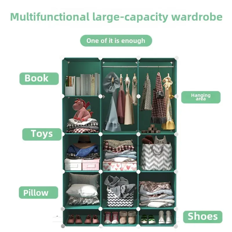 Baby Storage Cabinet Wardrobe  - đánh giá và giá Closet Organizer Baby