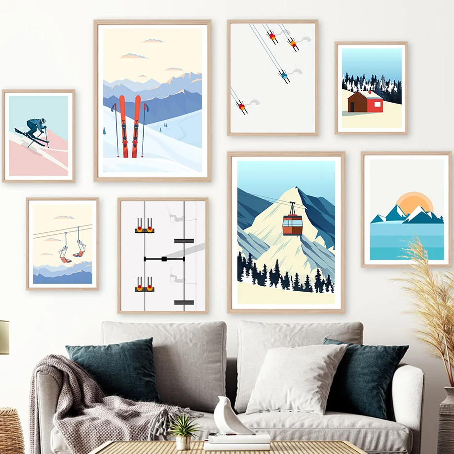 Vintage Minimalist Ski Snowboa - đánh giá và giá Baby Nursery Vintage