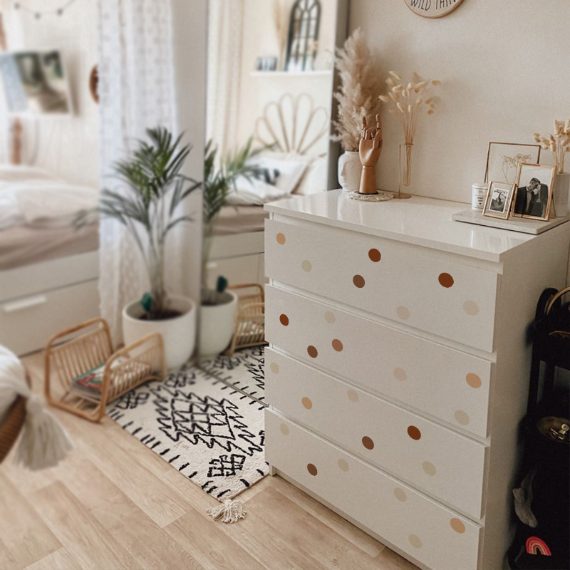 Creative Boho Polka Dot Wall S - đánh giá và giá Baby Nursery Vintage
