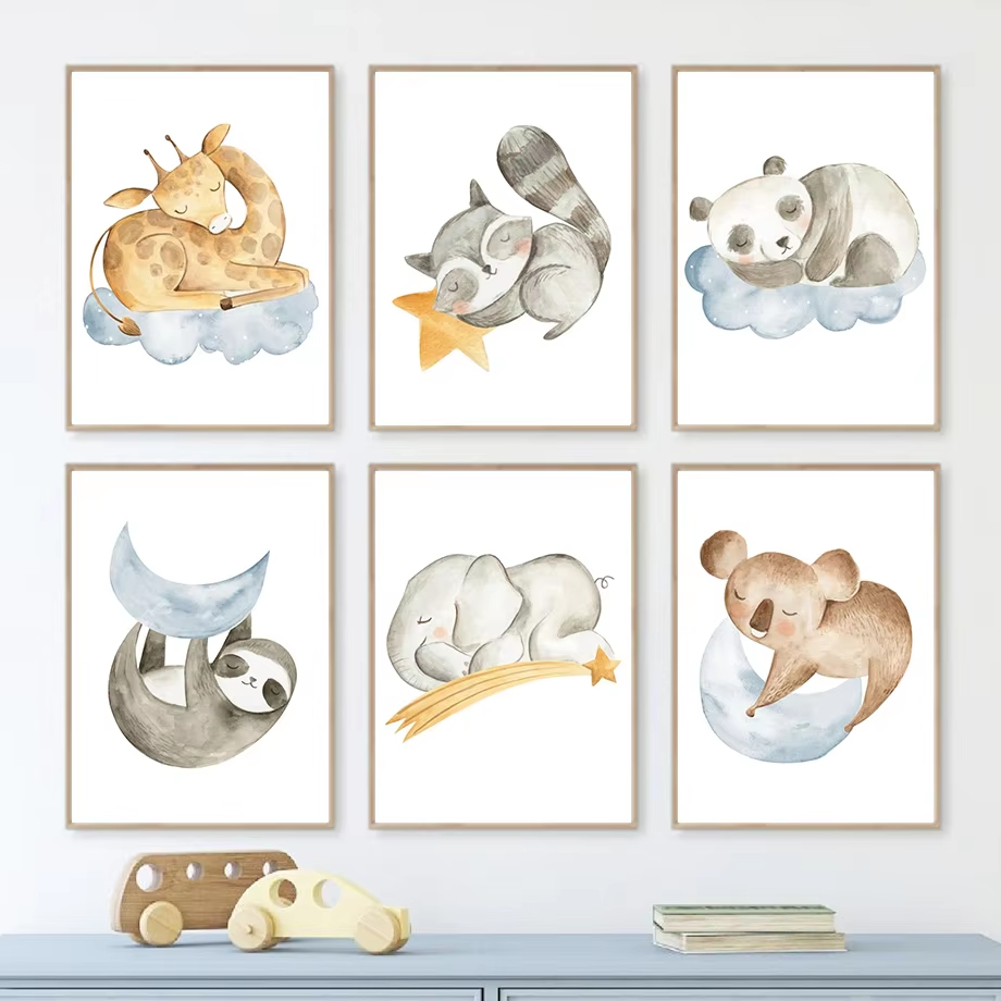 Giraffe Raccoon Panda Sloth Nu - đánh giá và giá Baby Nursery Mirror
