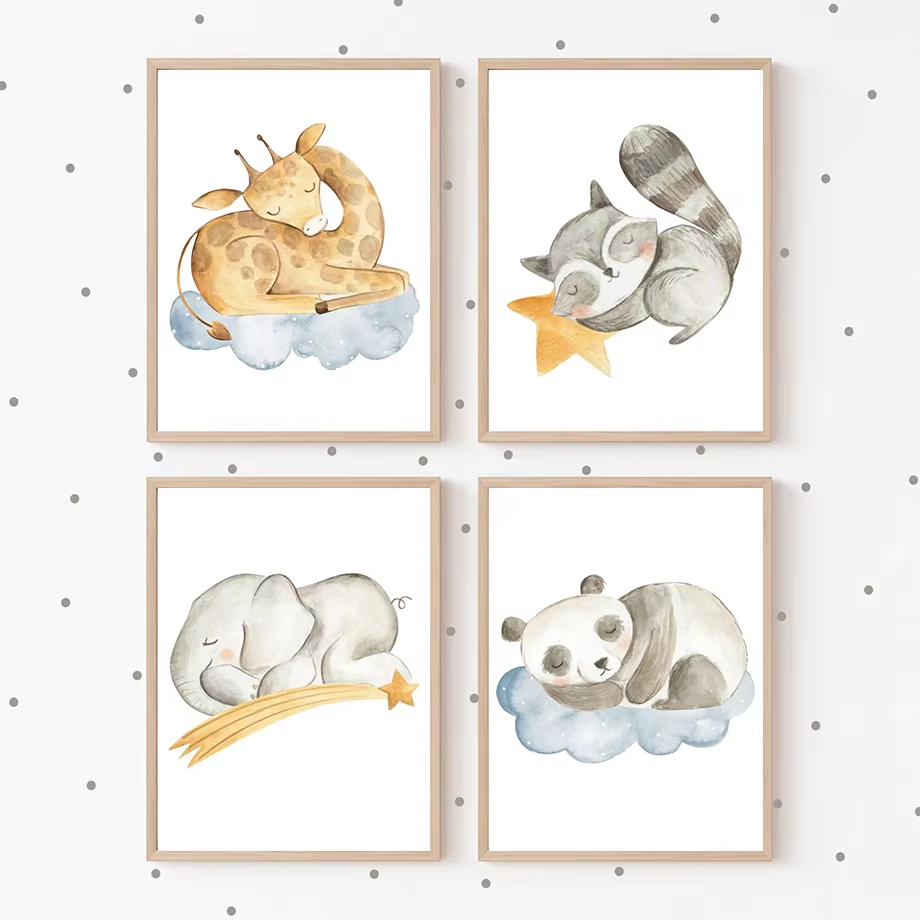 Giraffe Raccoon Panda Sloth Nu - đánh giá và giá Baby Nursery Mirror