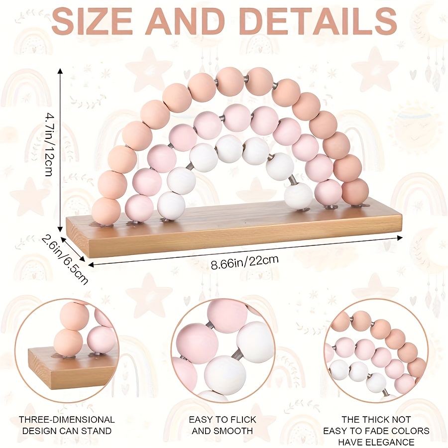 Rainbow Girl 3D Baby Room Deco - đánh giá và giá Baby Nursery Pink
