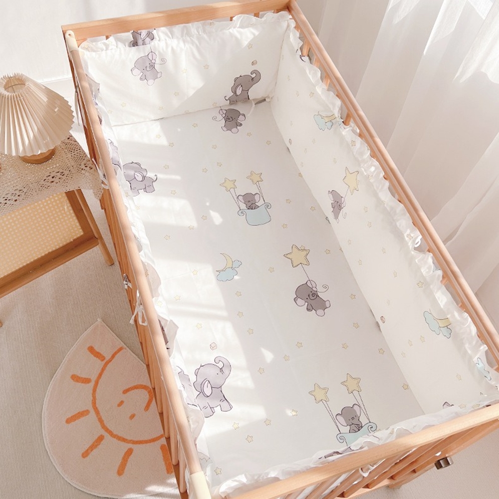 5Pcs Crib Bedding Set Girl Bab - đánh giá và giá Baby Nursery Decor Boy