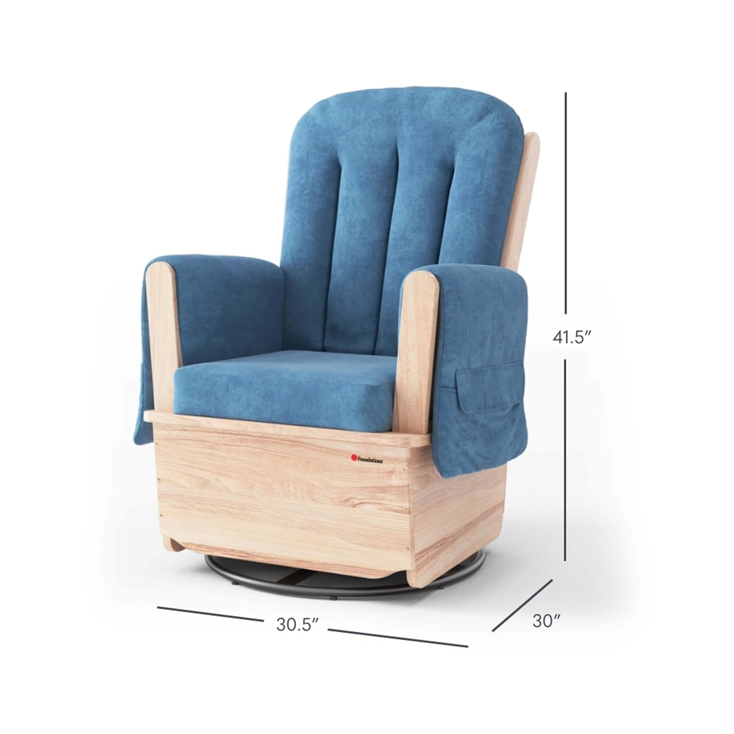 Glider Rocker with Steel Swive - đánh giá và giá Baby Nursery Glider Chair