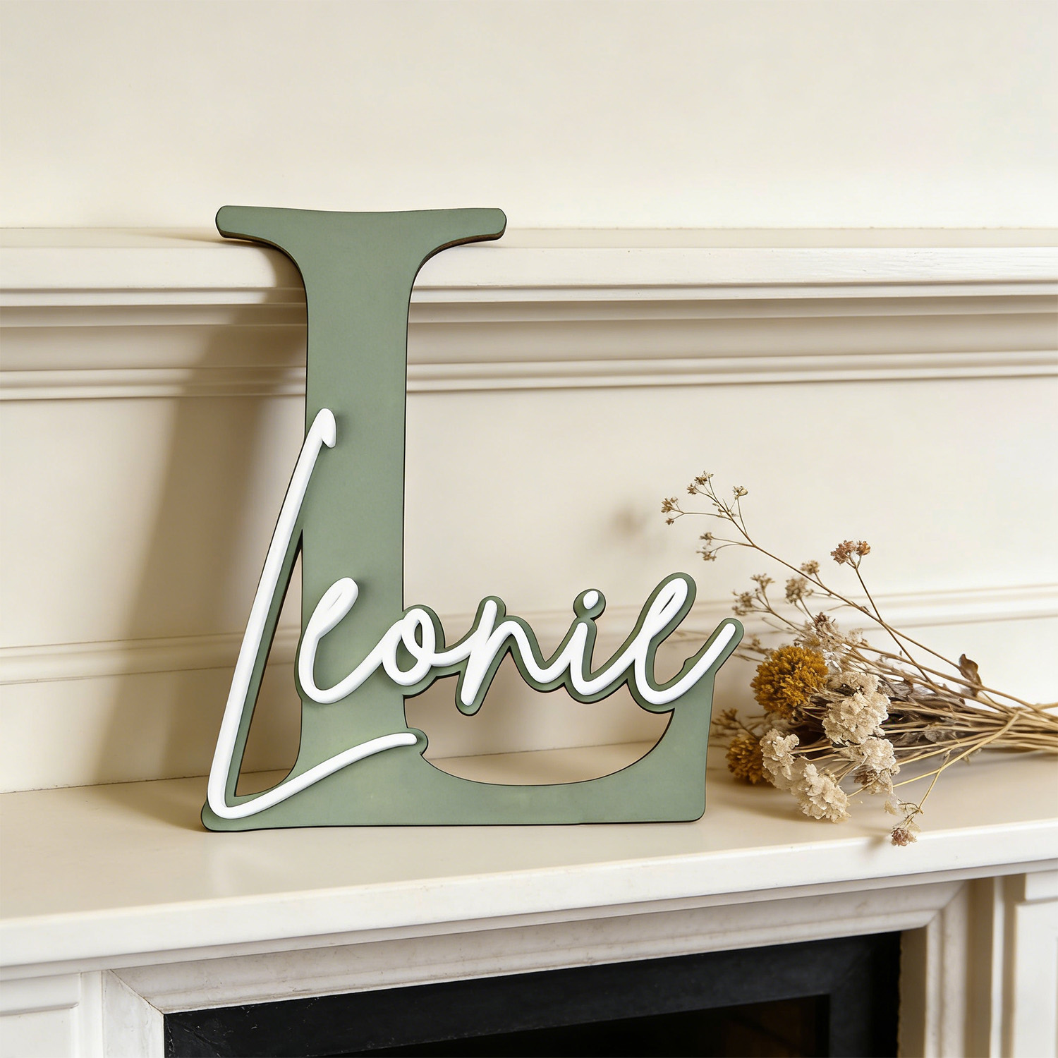 1pc Double-layer Wooden Name D - đánh giá và giá Baby Nursery Ornaments