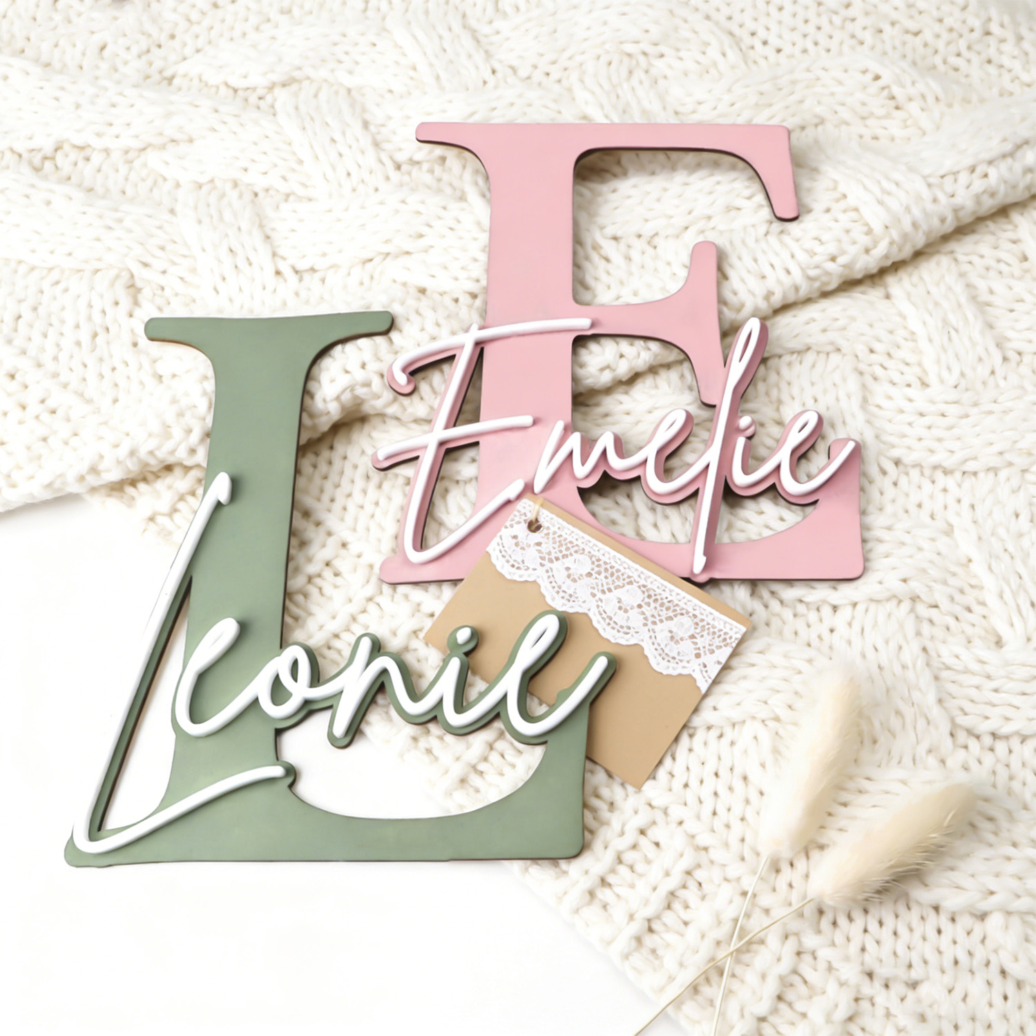 1pc Double-layer Wooden Name D - đánh giá và giá Baby Nursery Ornaments