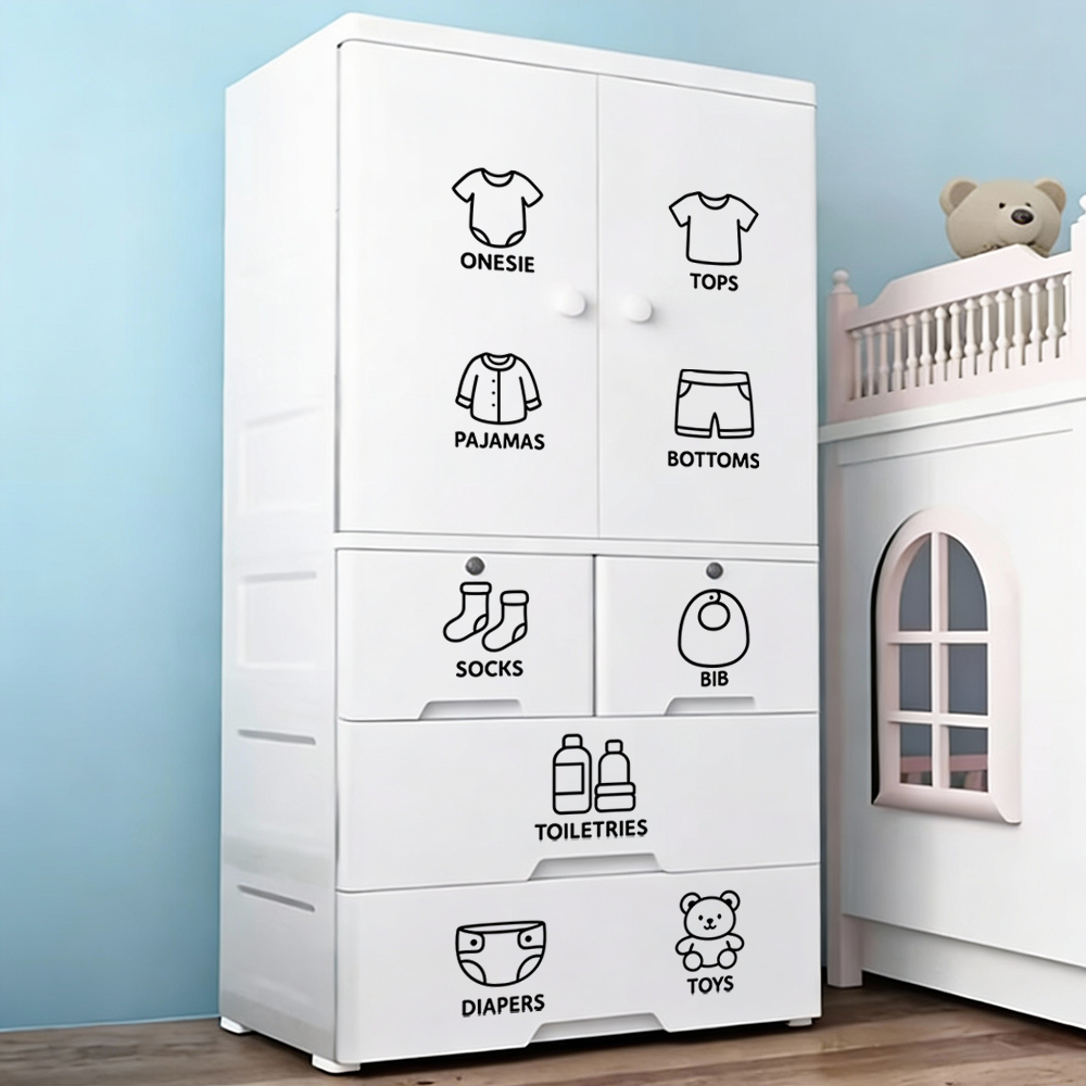 9 pcs/Sheet, Wardrobe Organize - đánh giá và giá Closet Organizer Baby