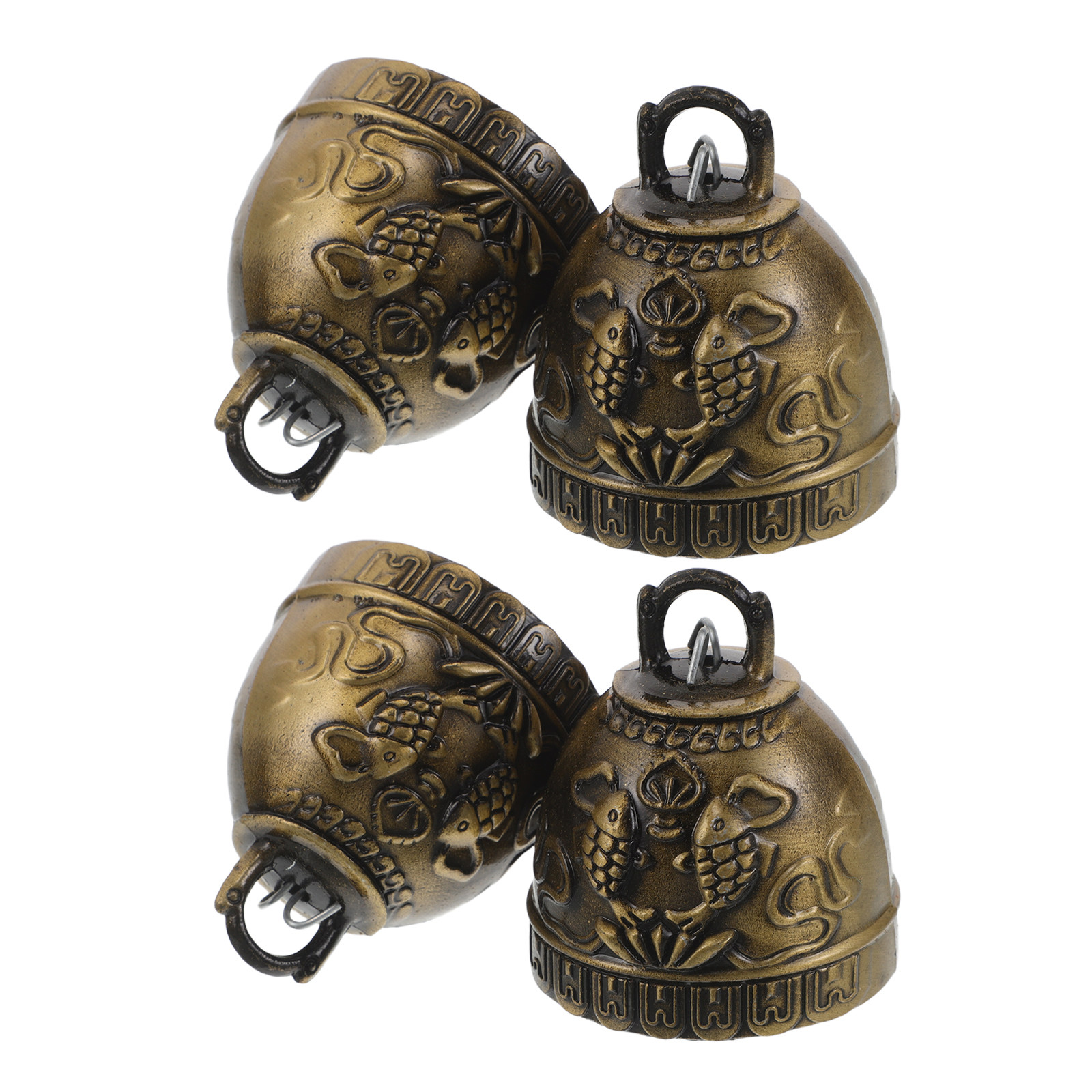 4Pcs Alloy Vintage Bell Pendan - đánh giá và giá Baby Nursery Vintage