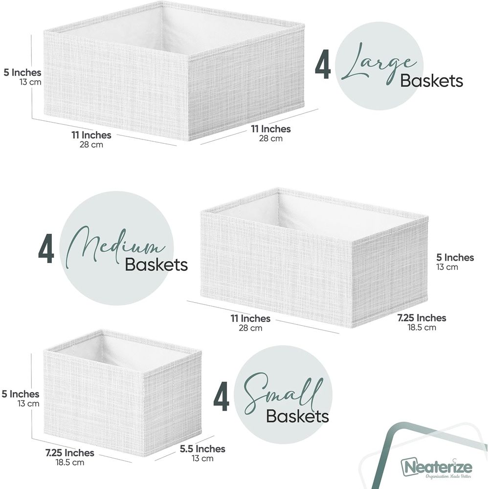Organizer Clothes Set 12 White - đánh giá và giá Closet Organizer Baby