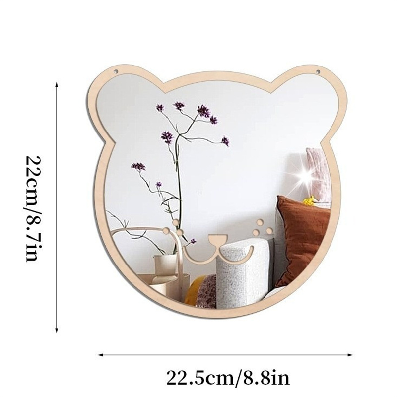 Creative Home Decoration Wall  - đánh giá và giá Baby Nursery Mirror