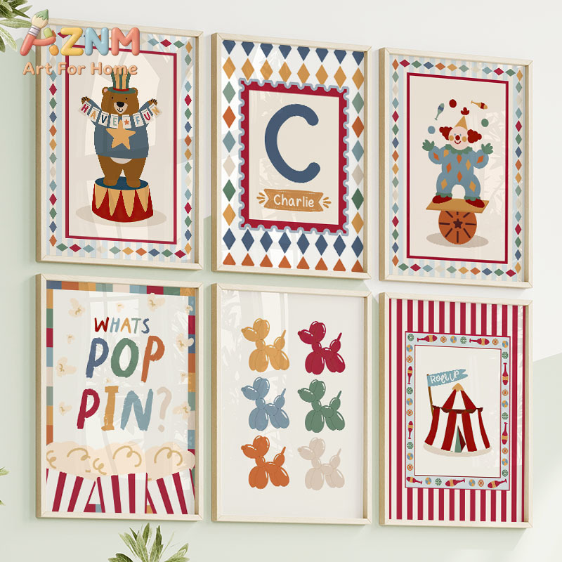 Circus Bear Magician Dog Quote - đánh giá và giá Baby Nursery Ornaments