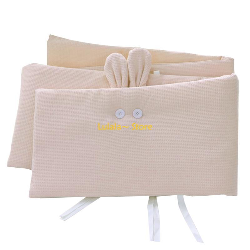 Y4QA 200x32cm Baby Cot Bumper  - đánh giá và giá Baby Nursery Cushion