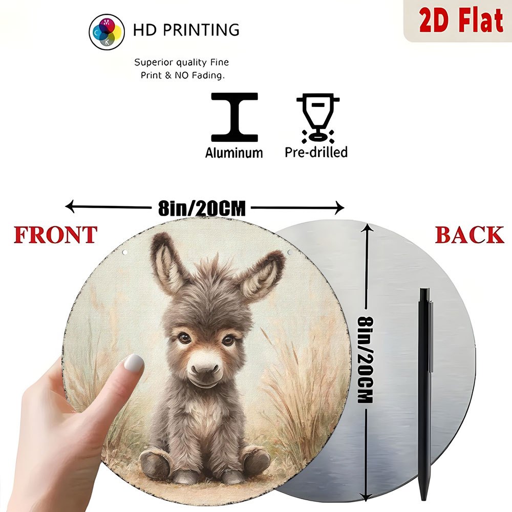 Vintage Baby Donkey Round Meta - đánh giá và giá Baby Nursery Vintage