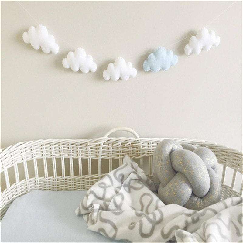 Nordic Felt Cloud Garlands Str - đánh giá và giá Baby Nursery Ornaments