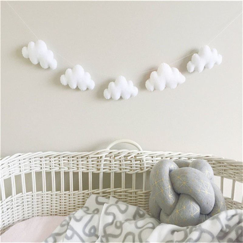 Nordic Felt Cloud Garlands Str - đánh giá và giá Baby Nursery Ornaments
